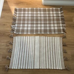 Front door decorative rug bundle